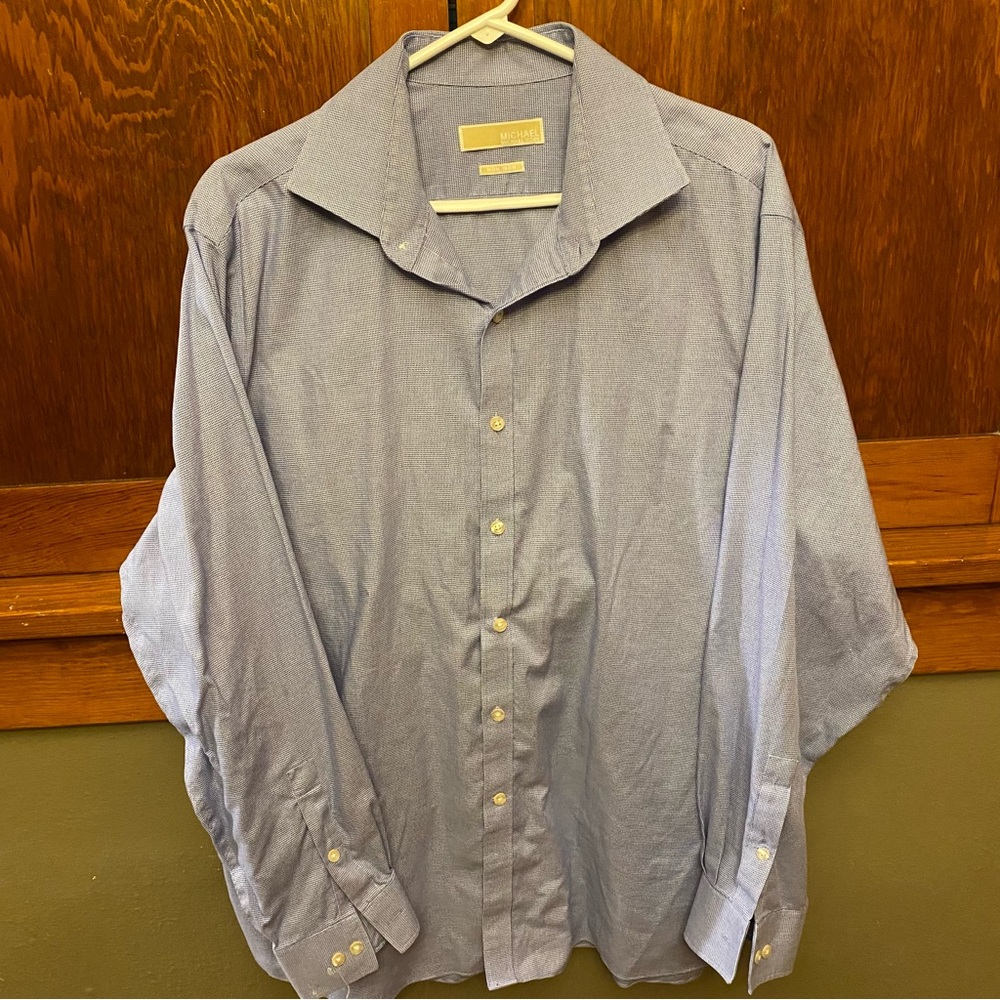 Michael Kors Sky Blue Button-Up Shirt